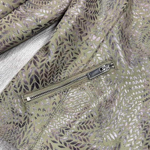 Philosophy Olive Leather Jacket - Picture 3 of 7